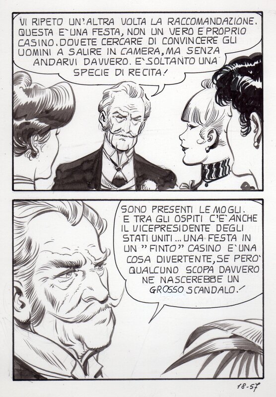 Leone Frollo, Traferta in America - Casino n°18 planche 57 (1986) - Comic Strip