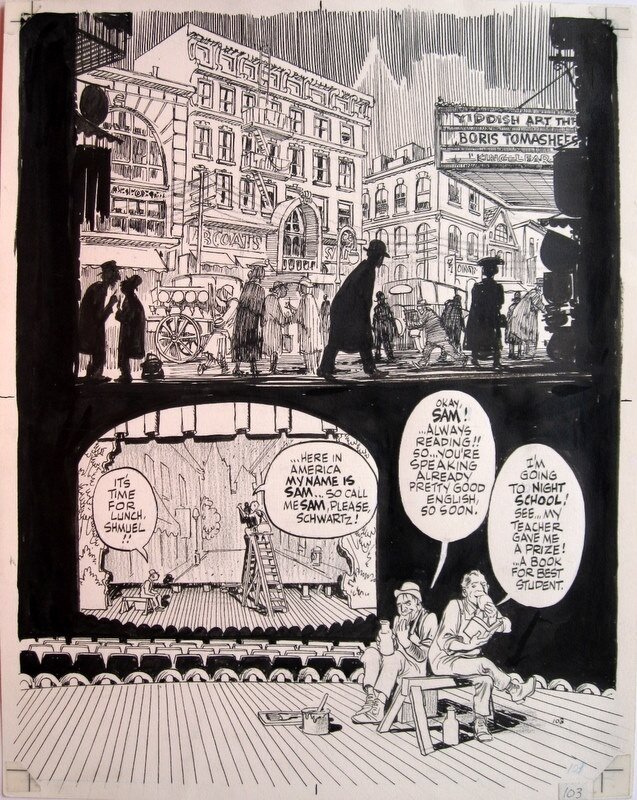 Will Eisner, Heart of the storm - page 103 - Planche originale