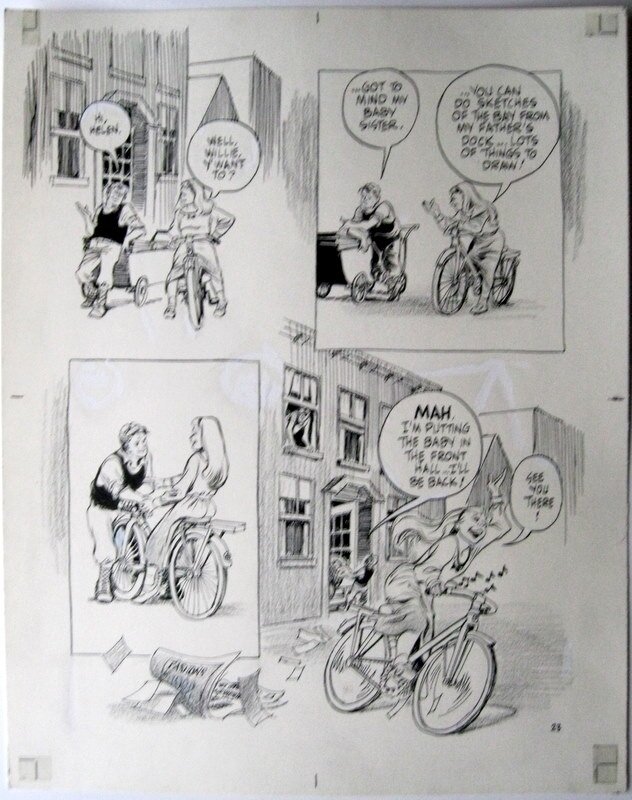Will Eisner, Heart of the storm page 23 - Planche originale