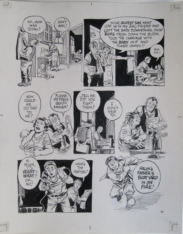 Will Eisner, Heart of the storm - page 30 - Planche originale