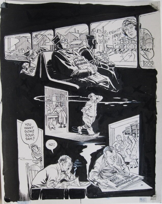 Will Eisner, Heart of the storm - page 35 - Planche originale