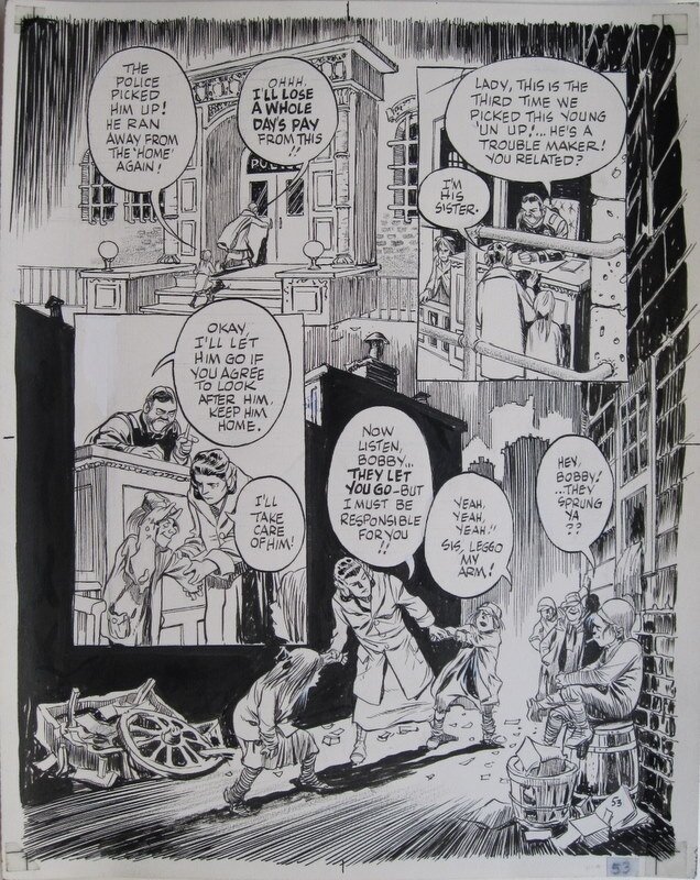 Will Eisner, Heart of the storm - page 53 - Planche originale