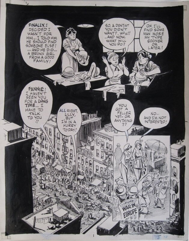Will Eisner, Heart of the storm - page 73 - Planche originale