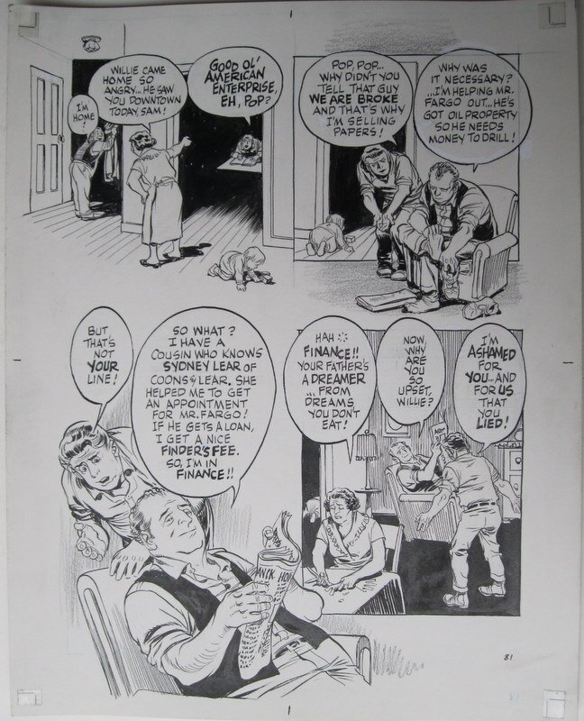 Will Eisner, Heart of the storm - page 81 - Planche originale