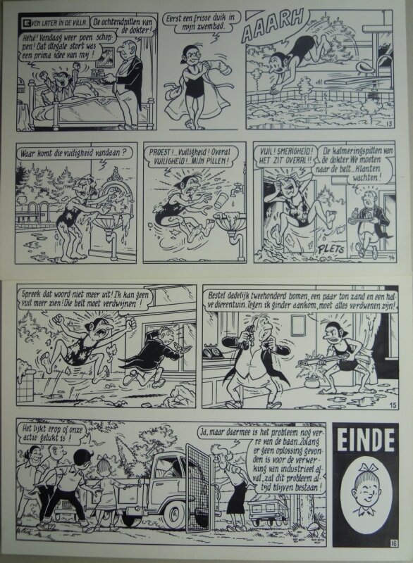 Agenda pg 4 par Paul Geerts - Illustration originale