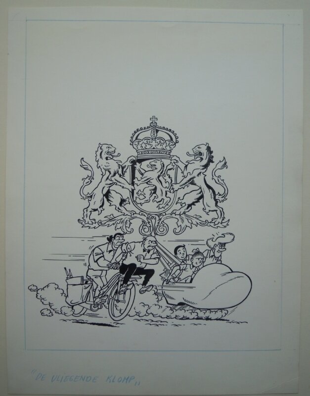 Paul Geerts, Cover De vliegende klomp - Couverture originale