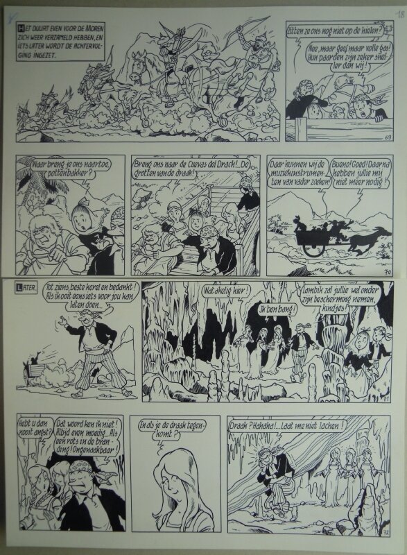De lollige lakens par Paul Geerts - Illustration originale