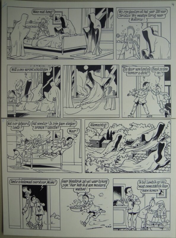 De lollige lakens par Paul Geerts - Illustration originale