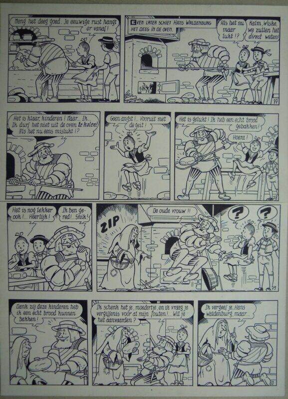 De stenen broden par Paul Geerts - Illustration originale