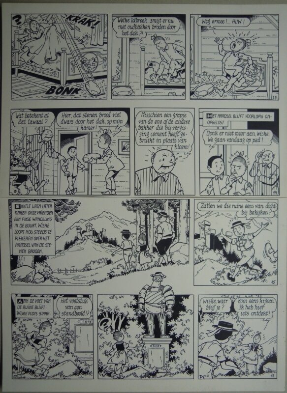 De stenen broden par Paul Geerts - Illustration originale