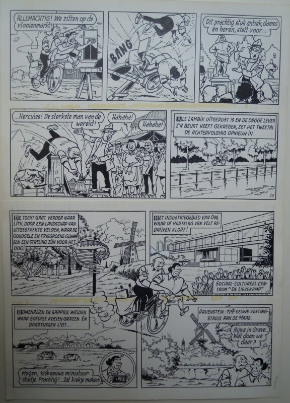 Paul Geerts, De vliegende klomp pagina 13 - Comic Strip