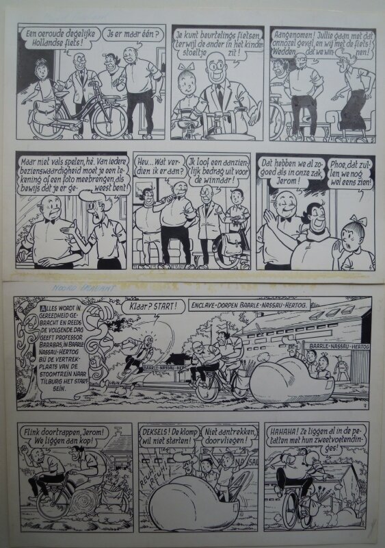 Paul Geerts, De vliegende klomp pagina 2 - Comic Strip