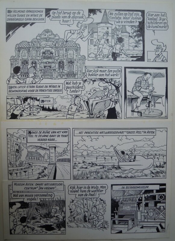 Paul Geerts, De vliegende klomp pagina 20 - Planche originale