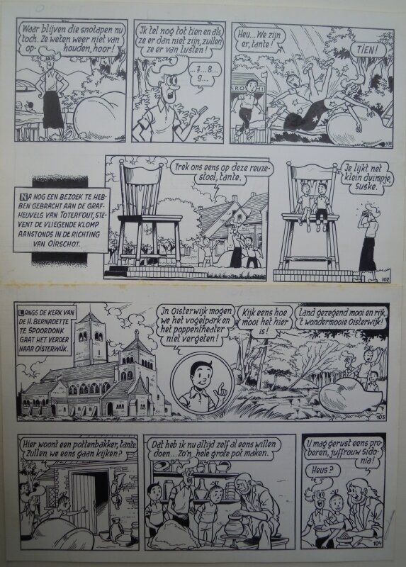 Paul Geerts, De vliegende klomp pagina 26 - Comic Strip