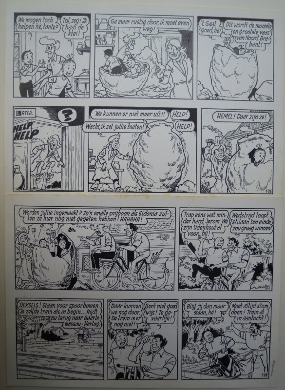 Paul Geerts, De vliegende klomp pagina 27 - Comic Strip