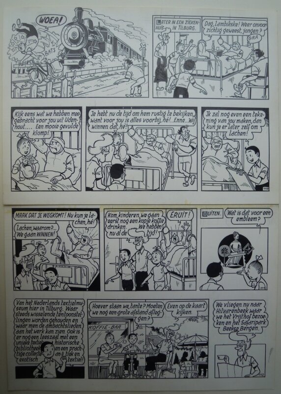 Paul Geerts, De vliegende klomp pagina 28 - Comic Strip