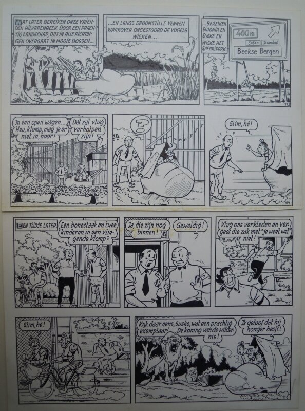 Paul Geerts, De vliegende klomp pagina 29 - Comic Strip