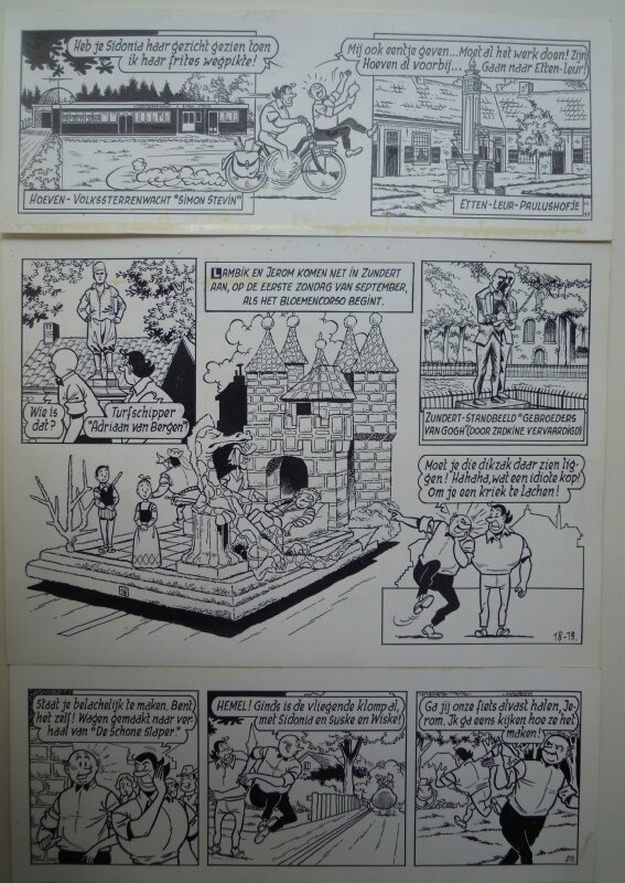 Paul Geerts, De vliegende klomp pagina 5 - Comic Strip
