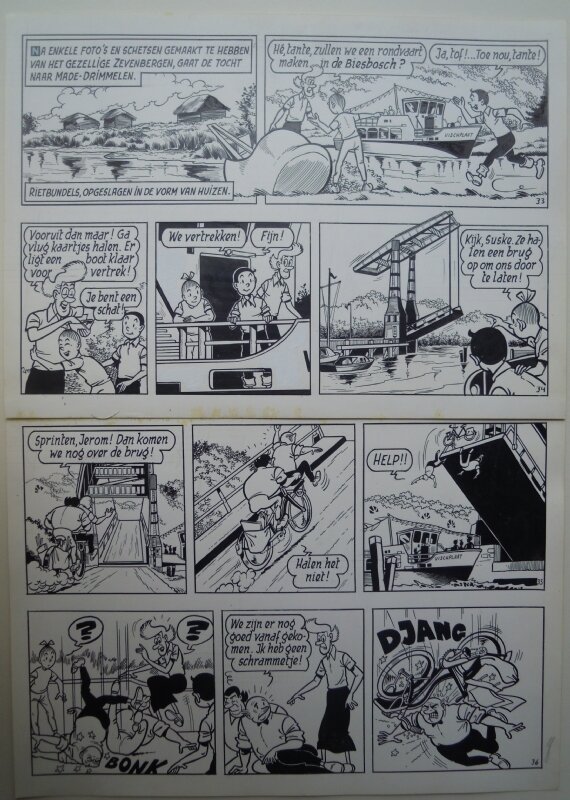 Paul Geerts, De vliegende klomp pagina 9 - Comic Strip