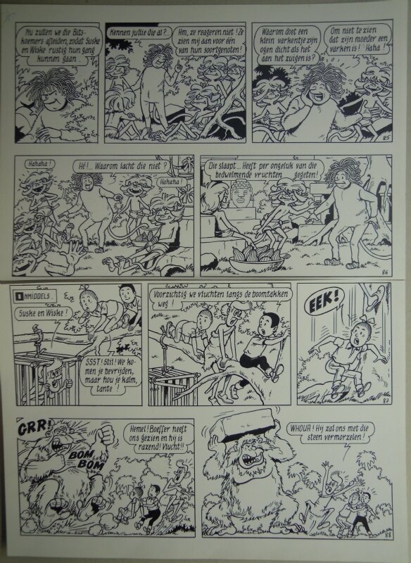 Paul Geerts, Het onbekende eiland - Illustration originale