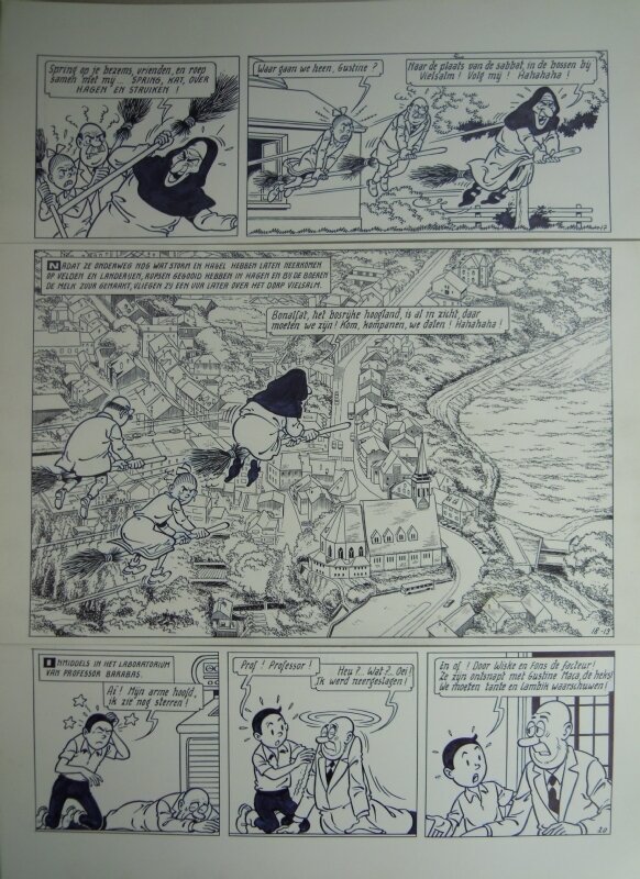 Paul Geerts, Postzegels verzamelen - Original Illustration