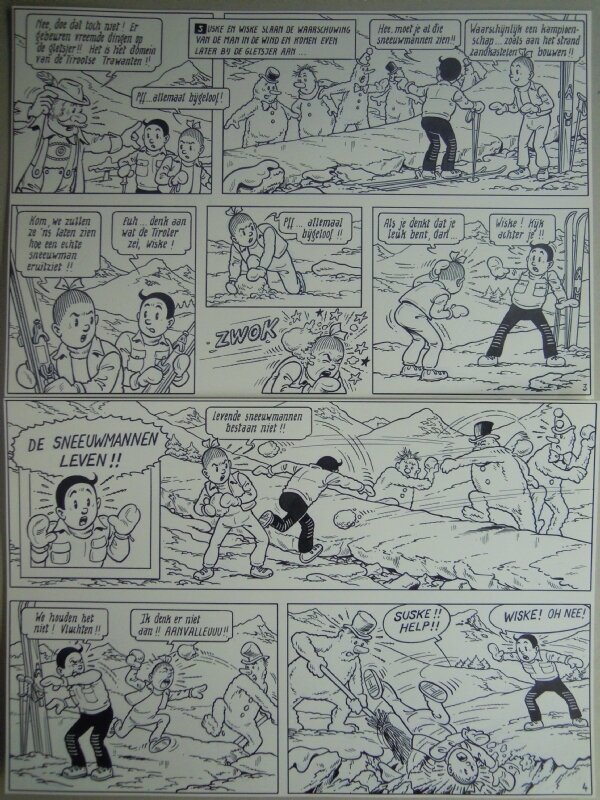 Eugeen Goossens, De tiroolse trawanten - Illustration originale