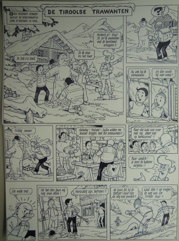 Eugeen Goossens, De tiroolse trawanten - Illustration originale