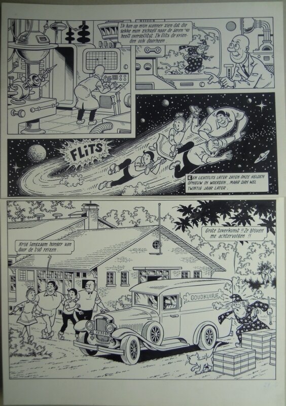 Het gouden kuipje par Eugeen Goossens - Illustration originale