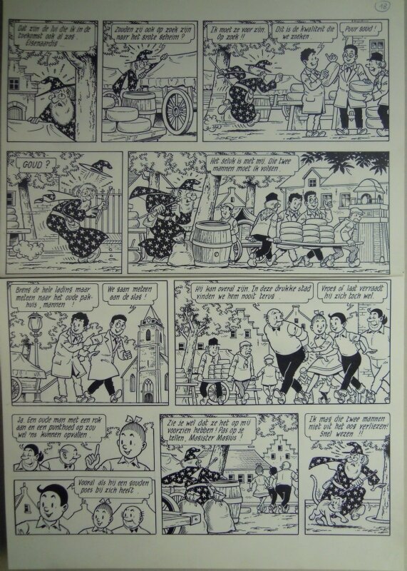 Het gouden kuipje par Eugeen Goossens - Illustration originale