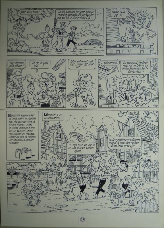 Eugeen Goossens, Witte zwanen, zwarte zwanen - Original Illustration