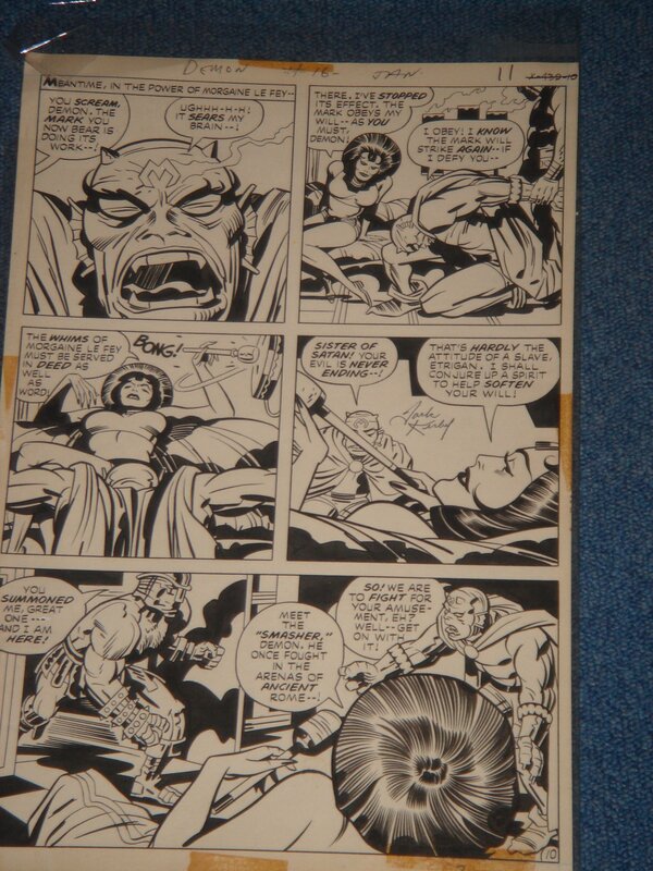 The DEMON by Jack Kirby, Mike Royer - Comic Strip