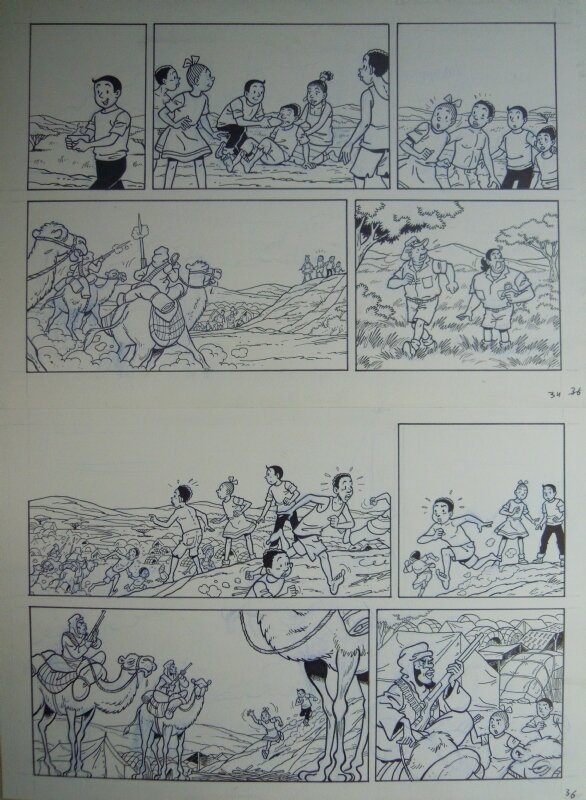 Luc Morjaeu, De vergeten vluchtelingen - Illustration originale