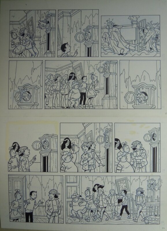 Luc Morjaeu, Het rinkelende raderwerk - Illustration originale