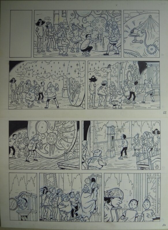 Luc Morjaeu, Het rinkelende raderwerk - Illustration originale