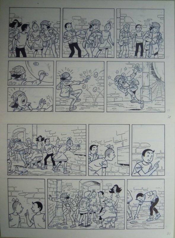 Luc Morjaeu, Het rinkelende raderwerk - Illustration originale