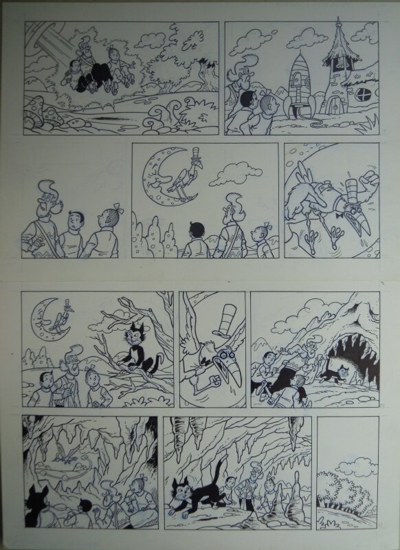 Sinjeur Stekkepoot par Luc Morjaeu - Illustration originale