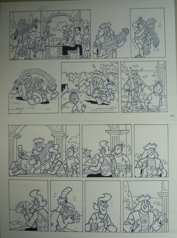Sinjeur Stekkepoot par Luc Morjaeu - Illustration originale