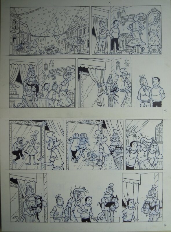 Sinjeur Stekkepoot par Luc Morjaeu - Illustration originale