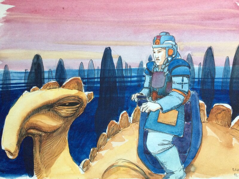 Cavalier spatial by unknown - Sketch