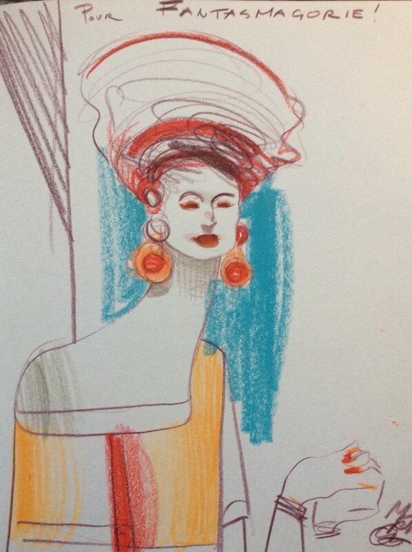 Femme by Lorenzo Mattotti - Sketch