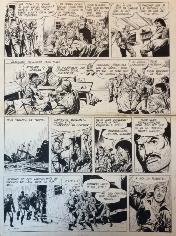 Gérald Forton, Capitaine Morgan - Requiem le fou - Comic Strip
