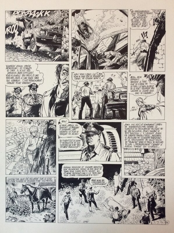 Franz, Captain Tom - Et que ça saute ! - Planche originale