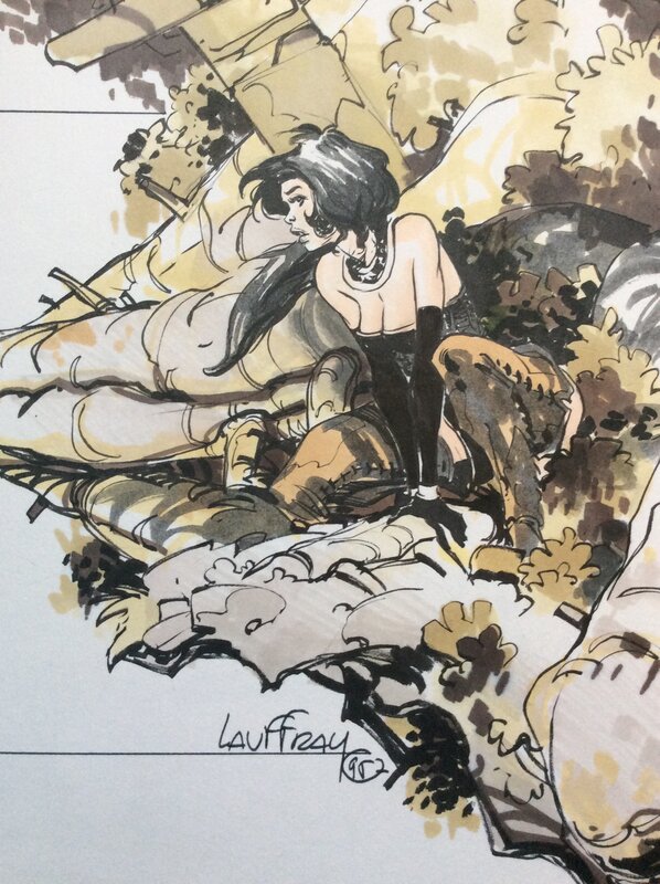 Mathieu Lauffray, Le serment de l'ambre - Sketch