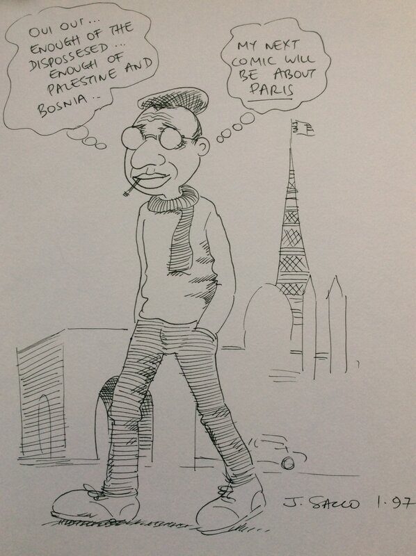 Paris by Joe Sacco - Sketch