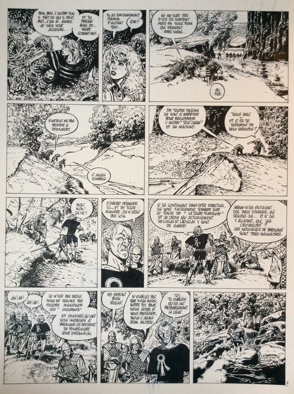 Brougue - Grimpeur par Franz - Planche originale