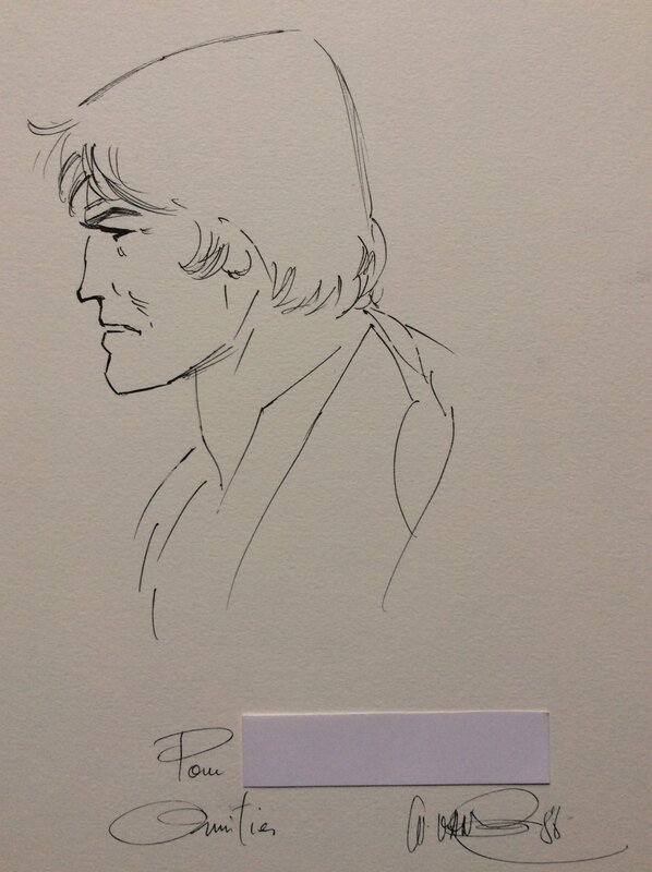 Bruce J Hawker by William Vance - Sketch