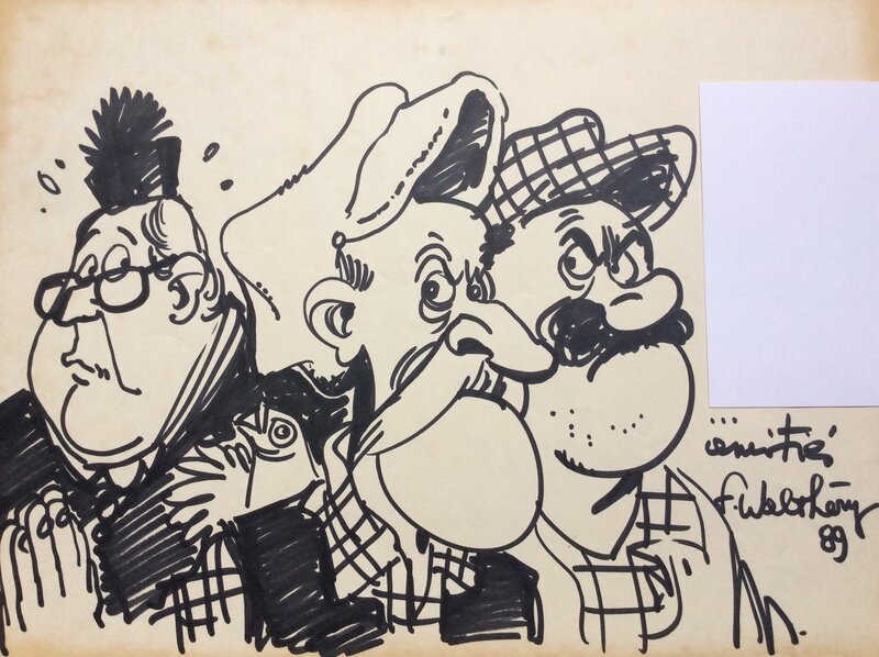 Le Vieux Bleu by François Walthéry - Sketch