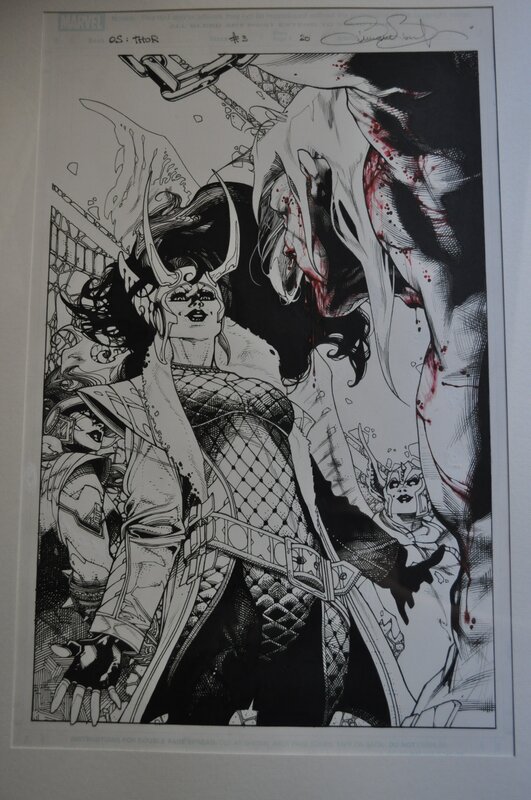 Thor par Simone Bianchi - Planche originale