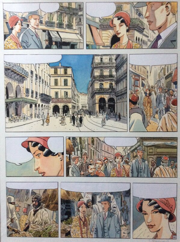 Carnets d'orient par Jacques Ferrandez - Planche originale