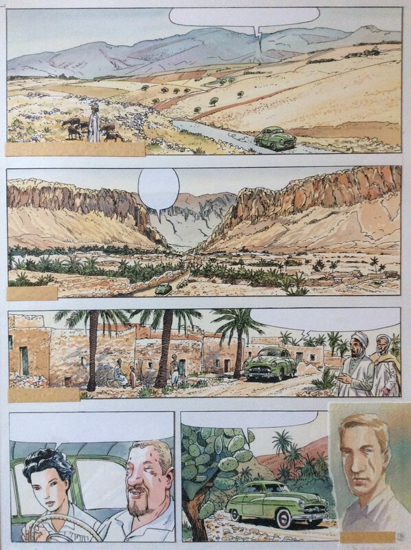 Carnets d'orient par Jacques Ferrandez - Planche originale